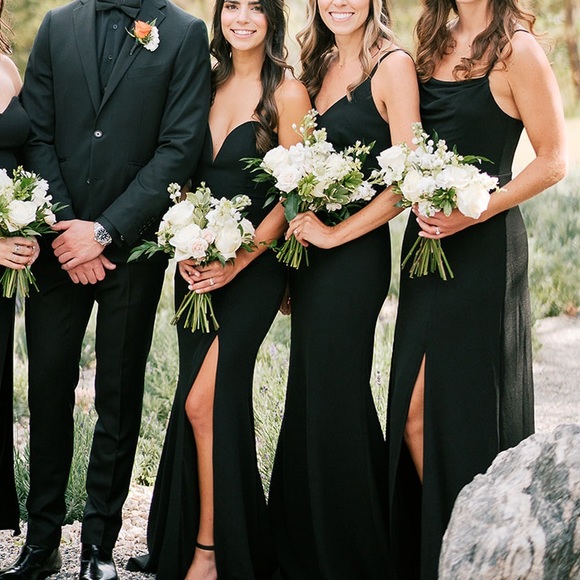 Lulus- Moments Of Bliss Black Backless Mermaid Maxi Dress - Picture 4 of 5